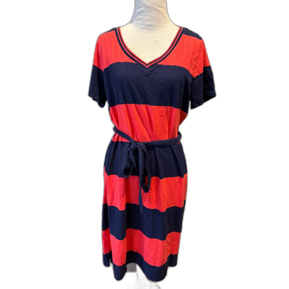 Large Tommy Hilfiger Red and Blue dress